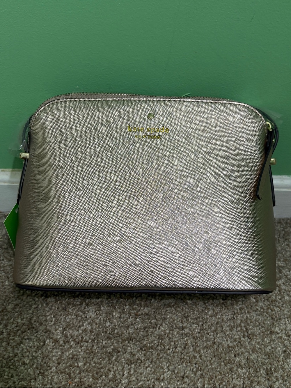 NWT Kate Spade Gold Dome Crossbody